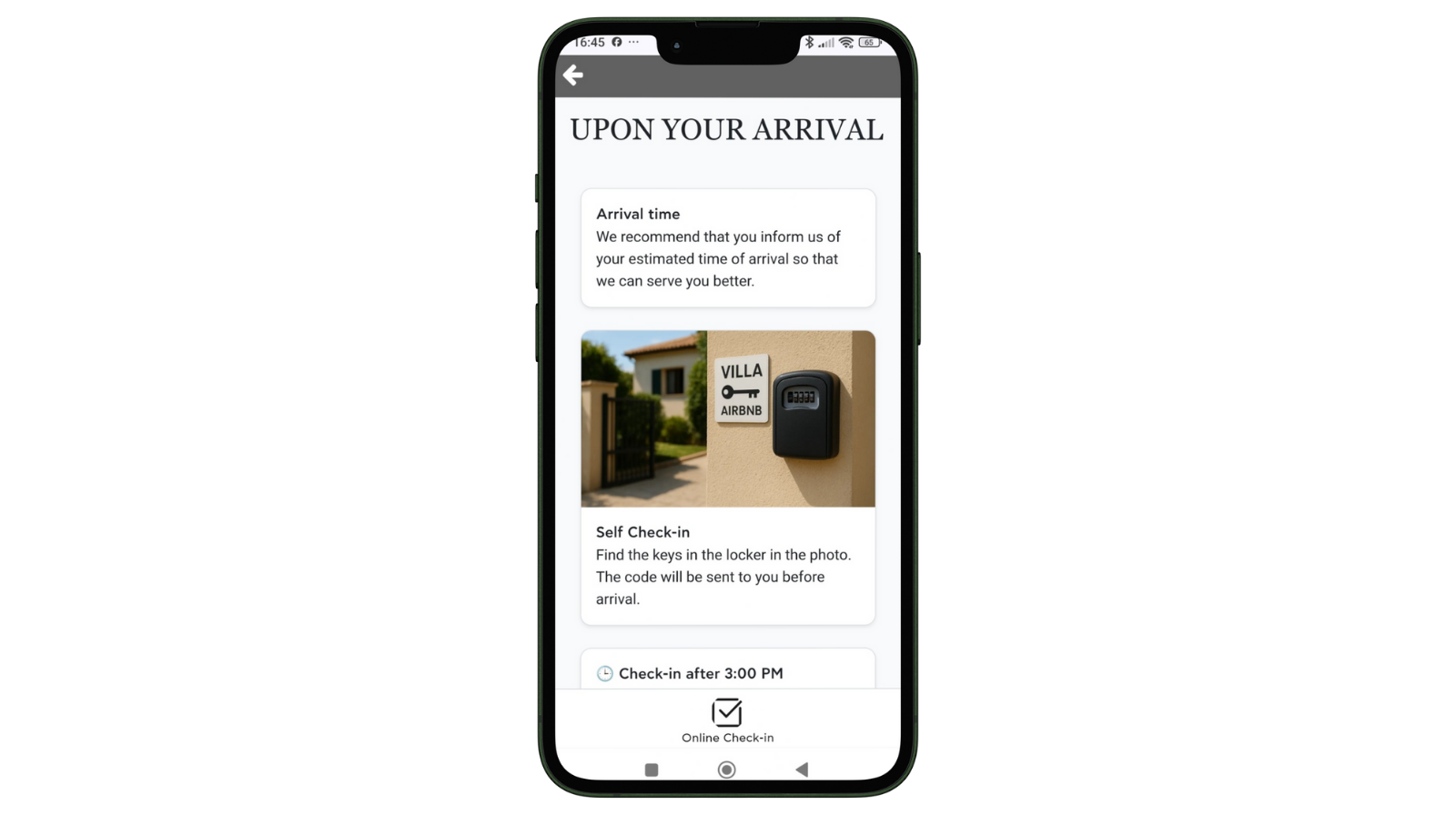 Air Bnb οδηγίες άφιξης - Air Bnb arrival guide